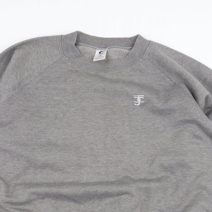 Truetex Mens Grey   Pullover Jumper Size M