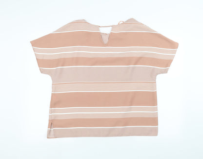 Womens UK Size 14 debinhams Pink Basic T-Shirt