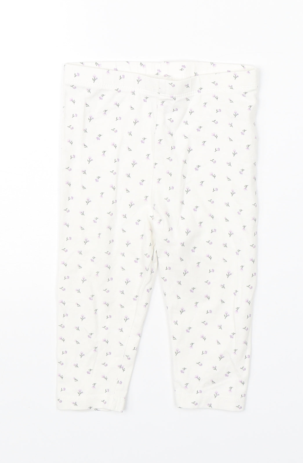 TU Girls White Polka Dot   Pyjama Pants Size 6-9 Months