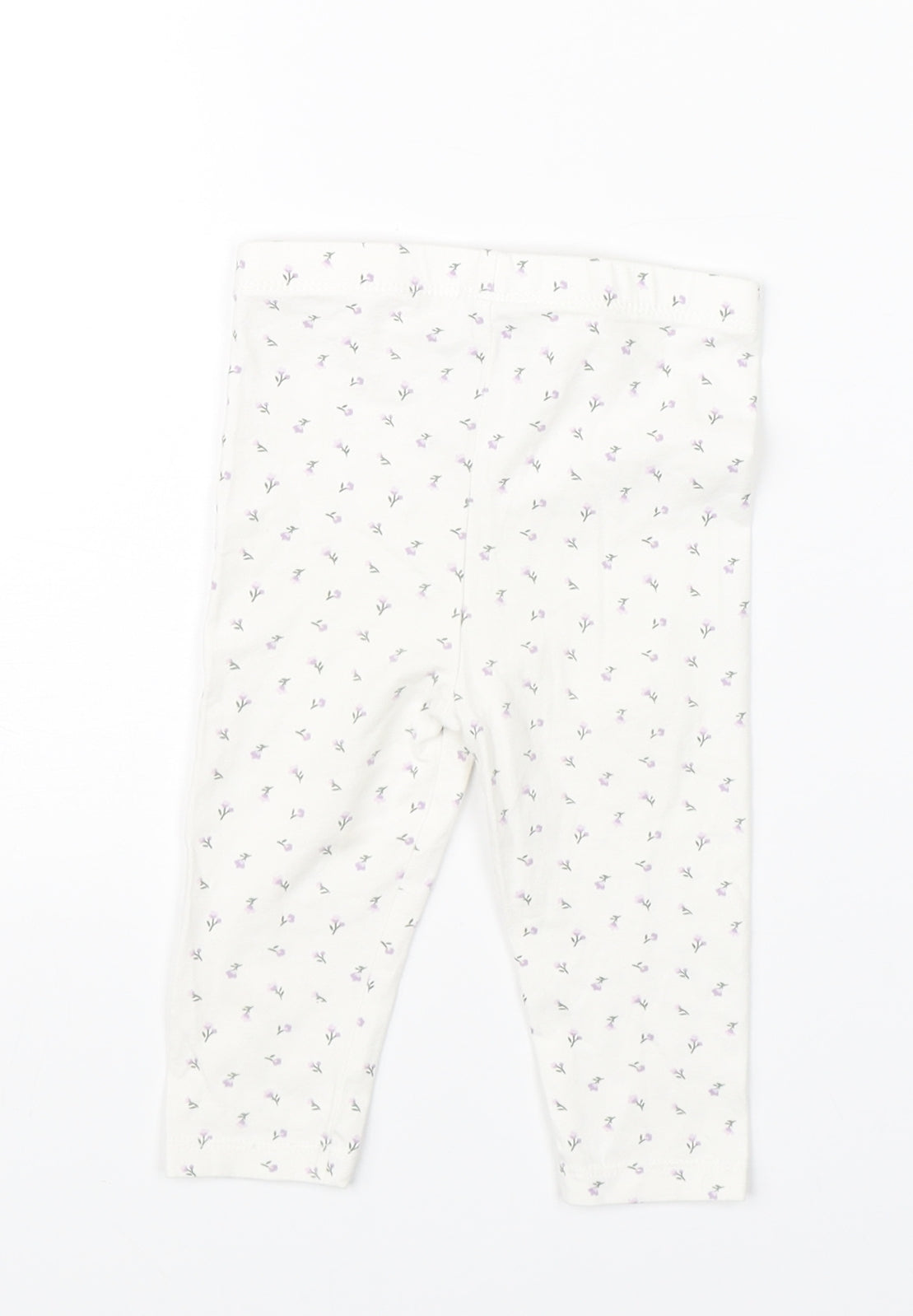 TU Girls White Polka Dot   Pyjama Pants Size 6-9 Months