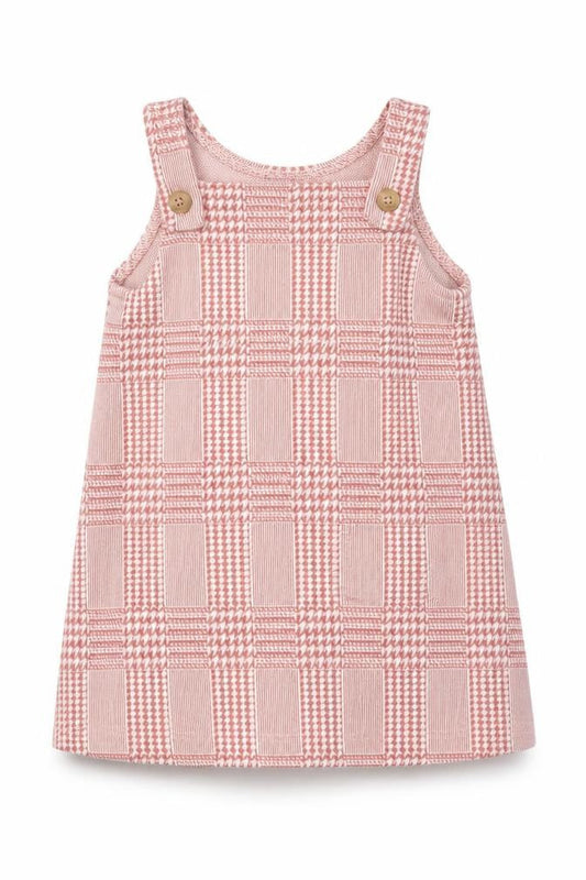 Primark Girls Pink Houndstooth  A-Line  Size 9-12 Months