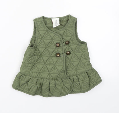 Aspen Girls Green   Shift  Size 6-9 Months