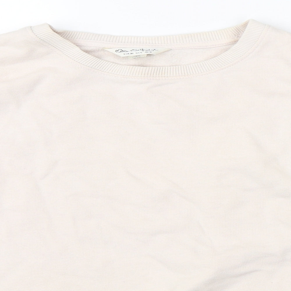Misselfridge Womens Pink   Shrug Sweatshirt Size 6