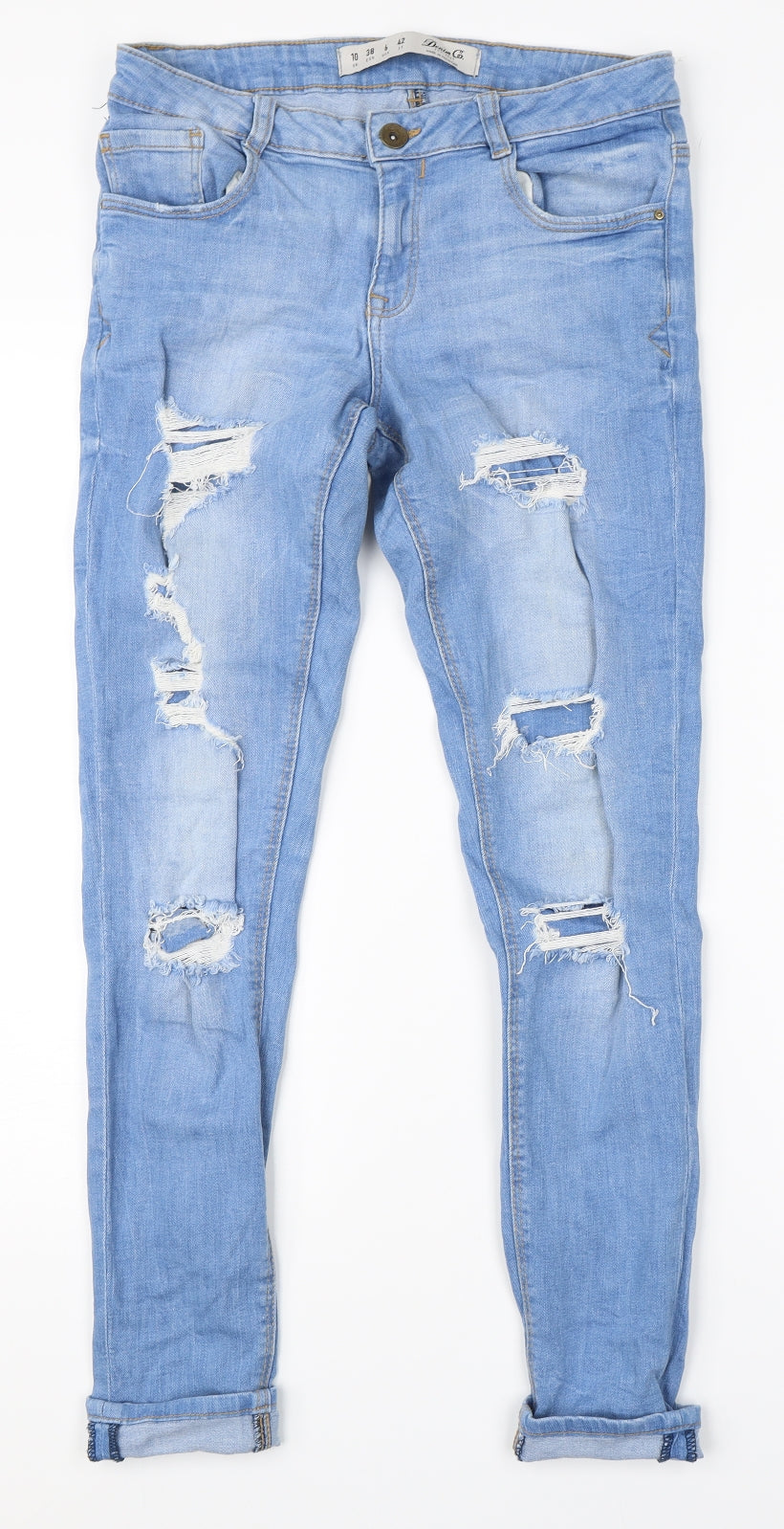 Denim Co Womens Blue   Jegging Jeans Size 10 L27 in