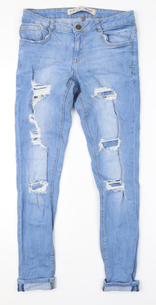 Denim Co Womens Blue   Jegging Jeans Size 10 L27 in