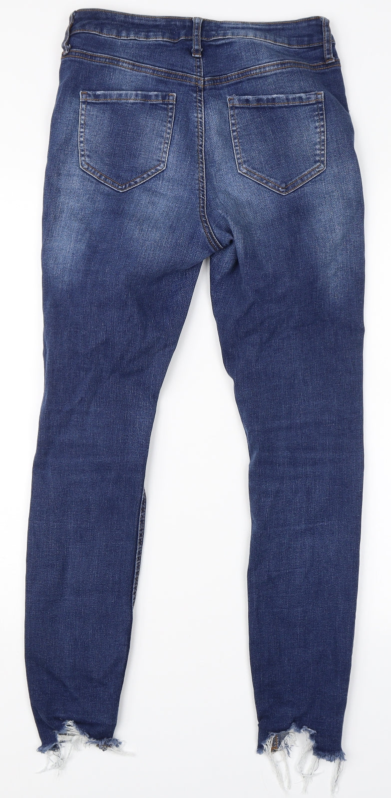 Denim Co. Womens Blue   Straight Jeans Size 10 L26 in