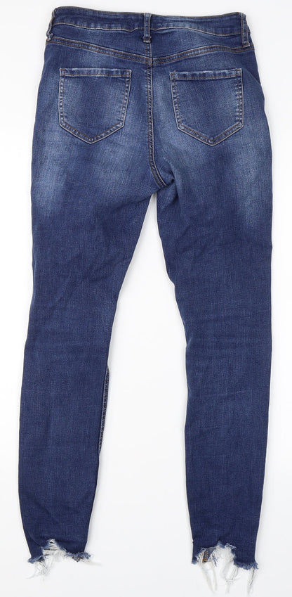 Denim Co. Womens Blue   Straight Jeans Size 10 L26 in