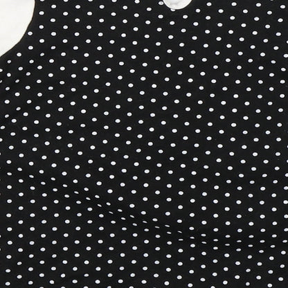 George Girls Black Polka Dot  A-Line  Size 9-12 Months