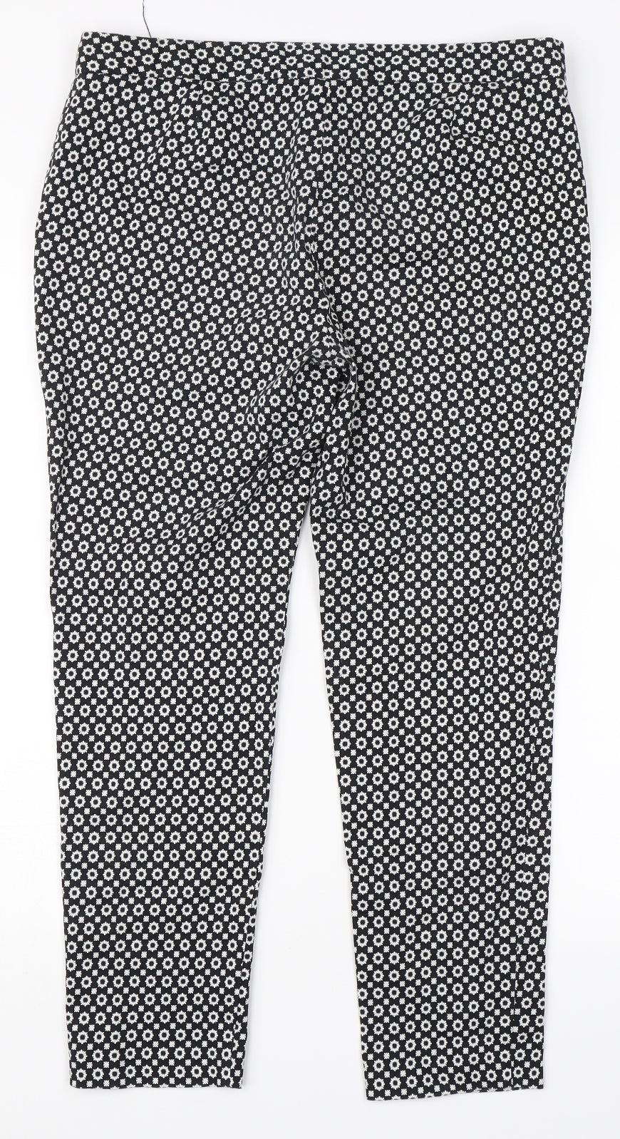 Womens UK Size 12 Atmosphere Regular Fit Dress Pants Multicoloured Trousers