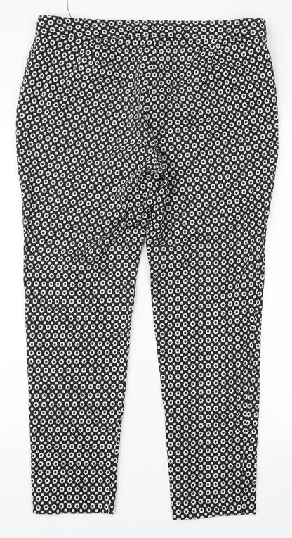Womens UK Size 12 Atmosphere Regular Fit Dress Pants Multicoloured Trousers