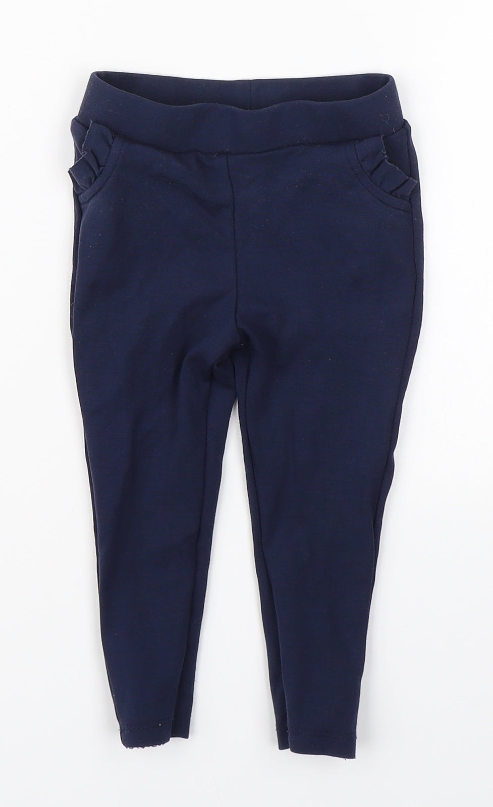 St Bernar Girls Blue    Leggings Size 9-12 Months