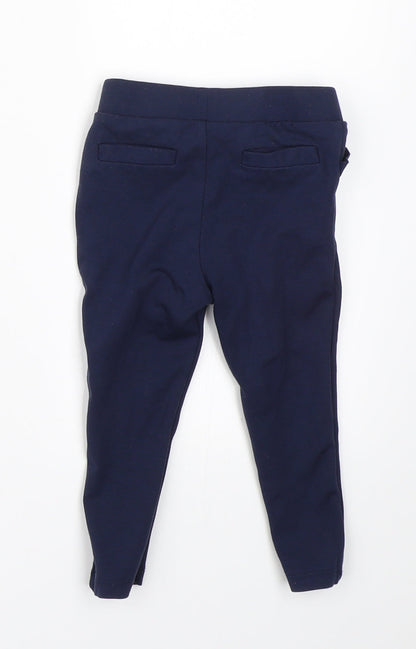 St Bernar Girls Blue    Leggings Size 9-12 Months