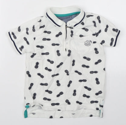 Nutmeg Boys White   Basic Polo Size 4-5 Years