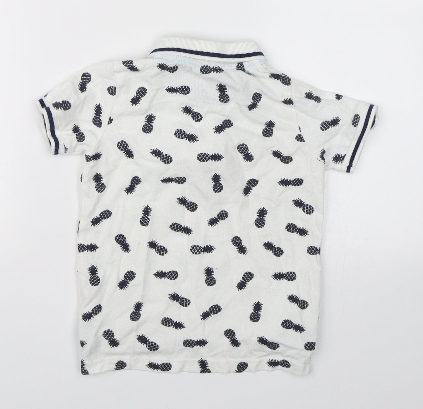 Nutmeg Boys White   Basic Polo Size 4-5 Years