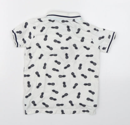 Nutmeg Boys White   Basic Polo Size 4-5 Years