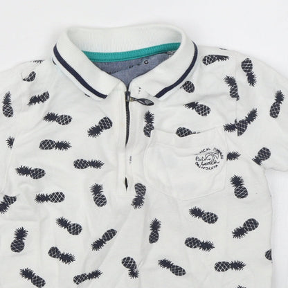 Nutmeg Boys White   Basic Polo Size 4-5 Years