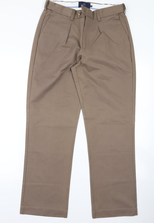TU Womens Brown   Trousers  Size 32 L32 in