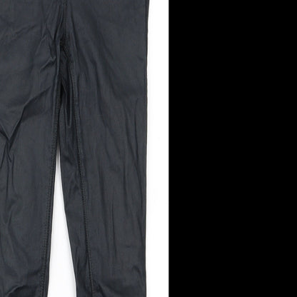 Womens UK Size 6 NEXT Regular Fit Jegging Black Trousers