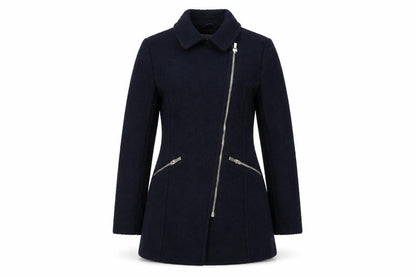 Womens UK Size L H&M Black Overcoat