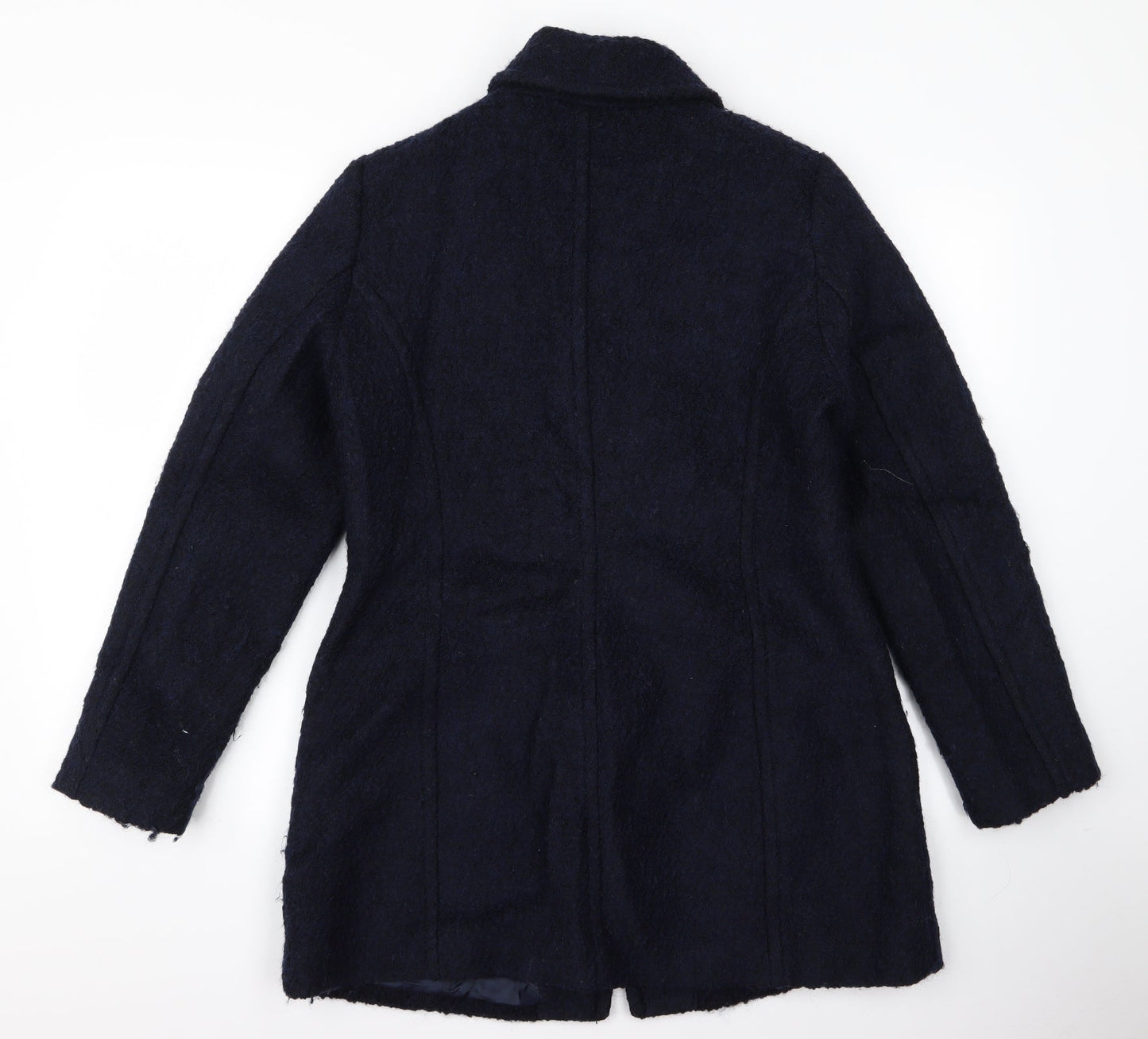 Womens UK Size L H&M Black Overcoat