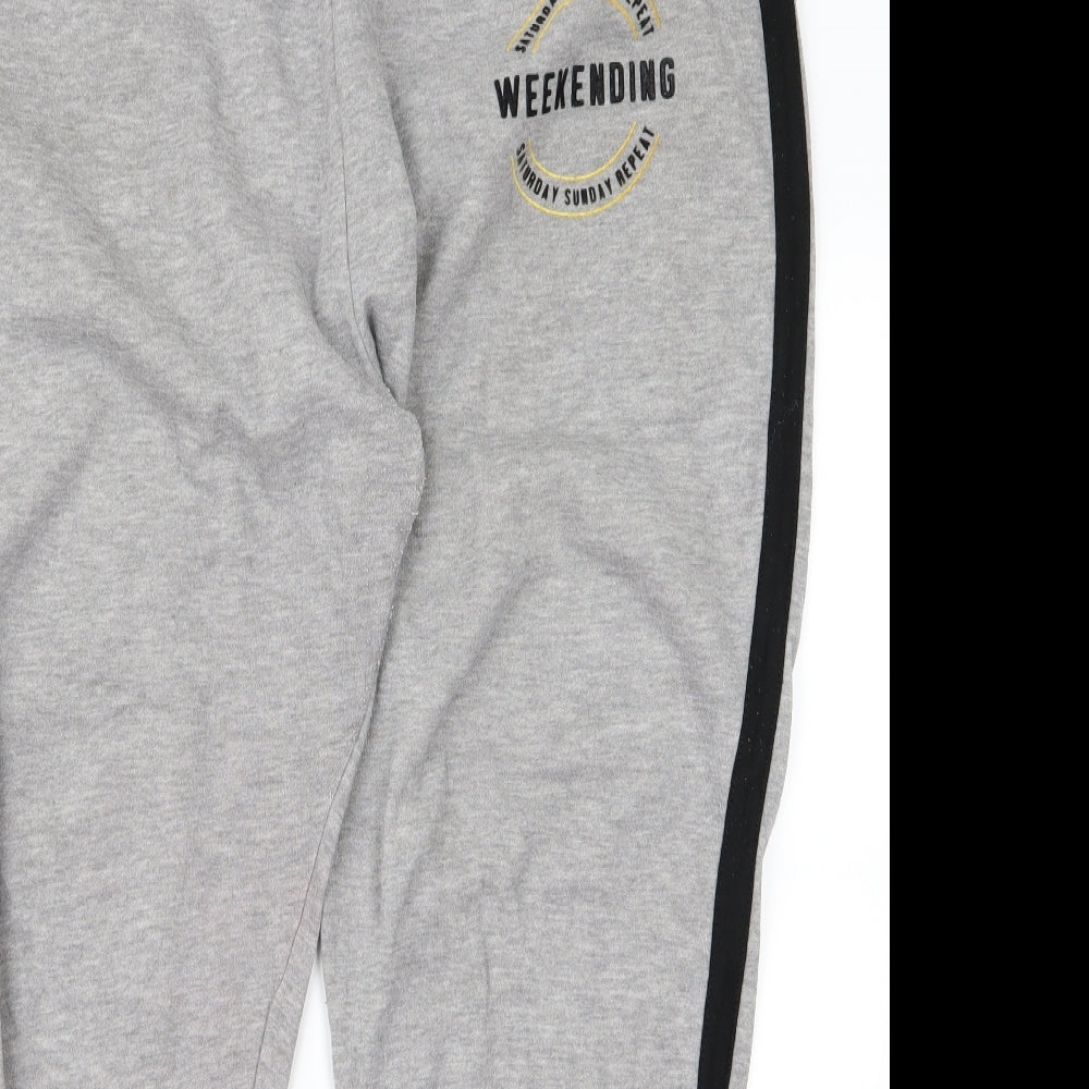 Womens UK Size XL Preworn Regular Fit Jogger Grey Trousers