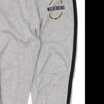 Womens UK Size XL Preworn Regular Fit Jogger Grey Trousers