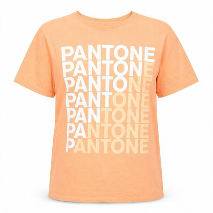 pamtone Womens Beige  Rayon Basic T-Shirt Size S