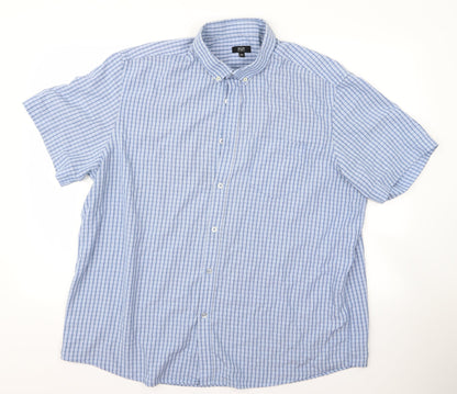 F&F Womens Blue Striped  Basic Button-Up Size 2XL