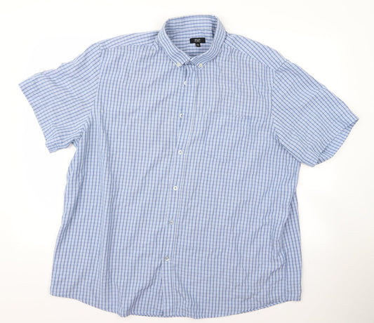F&F Womens Blue Striped  Basic Button-Up Size 2XL