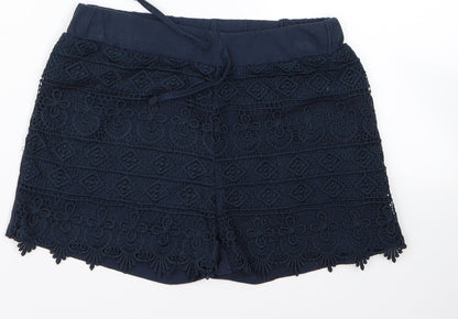 Primark Girls Blue   Hot Pants Shorts Size 10 Years