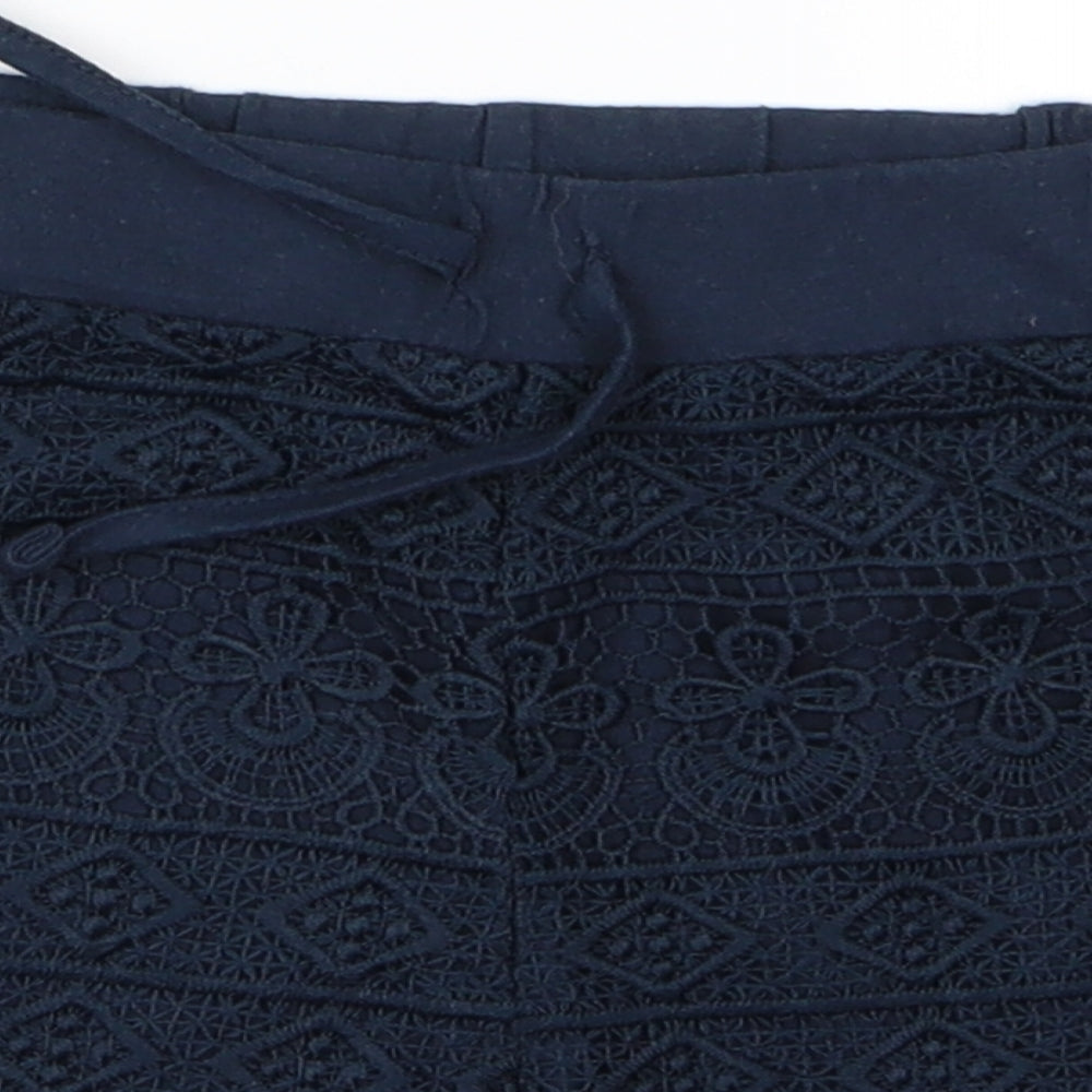 Primark Girls Blue   Hot Pants Shorts Size 10 Years