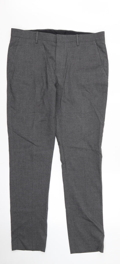 Womens UK Size 32 ASOS Regular Fit  Grey Trousers