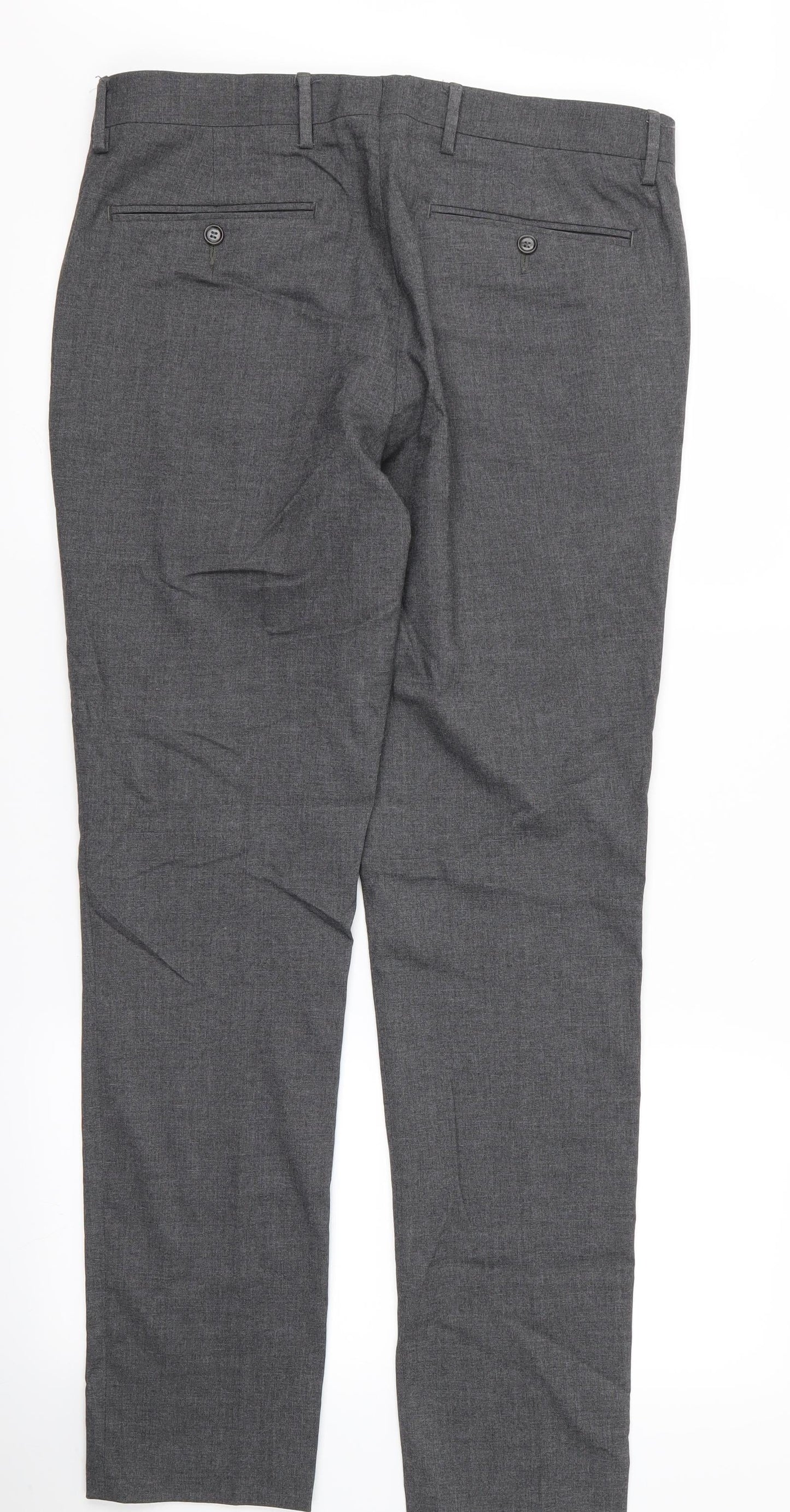 Womens UK Size 32 ASOS Regular Fit  Grey Trousers