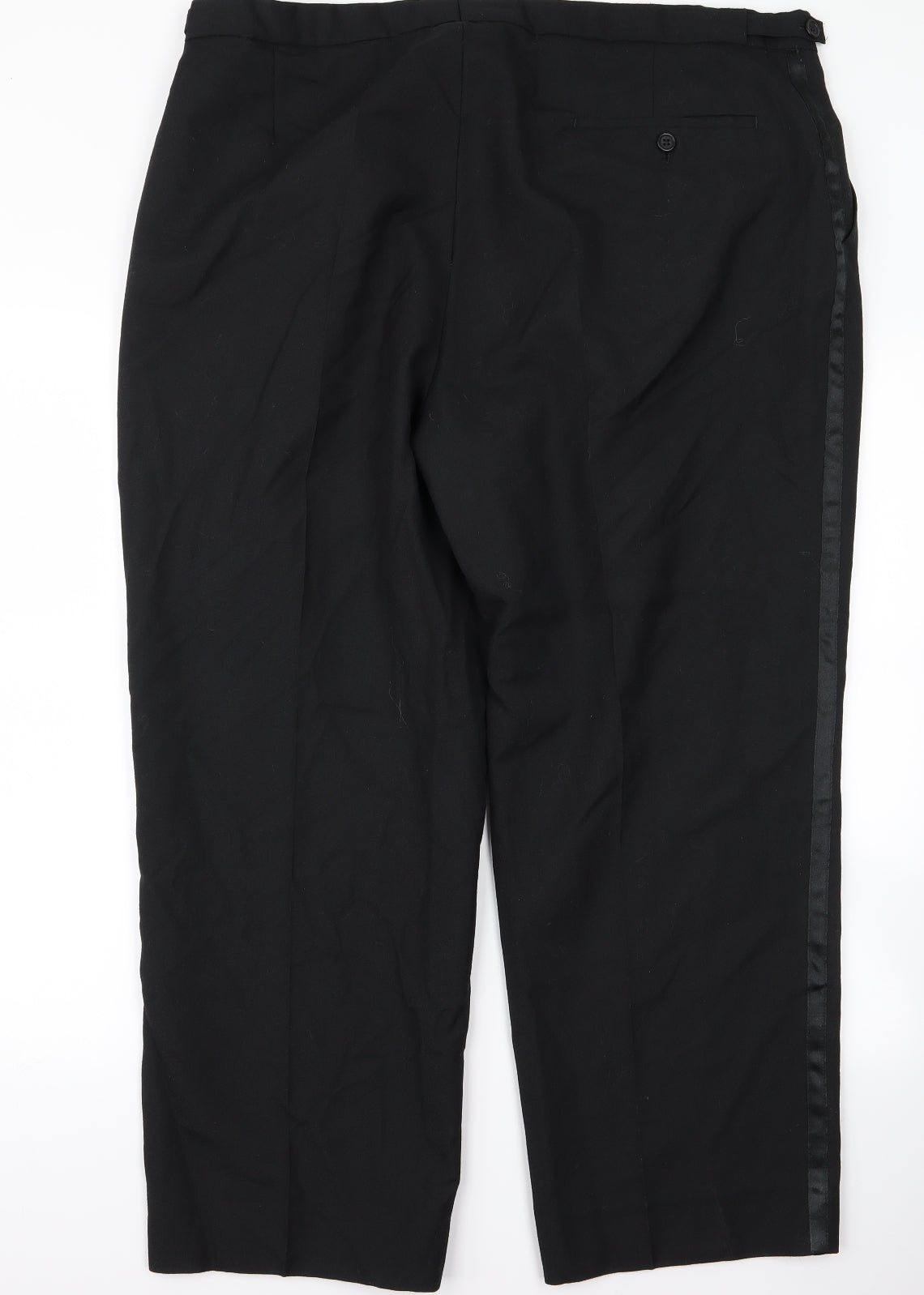 Womens UK Size 40 Preworn Regular Fit  Black Trousers