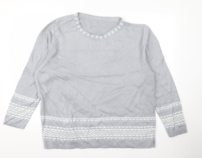 Preworn Womens Grey   Pullover Jumper Size 20