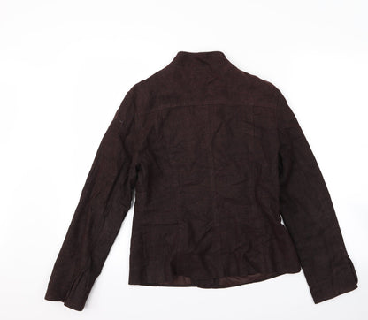Womens UK Size 12 Wallis Brown Jacket