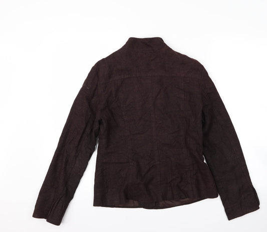 Womens UK Size 12 Wallis Brown Jacket