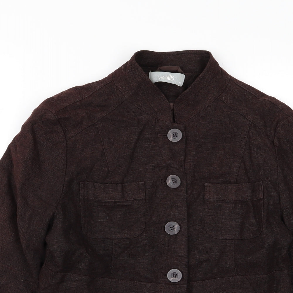 Womens UK Size 12 Wallis Brown Jacket