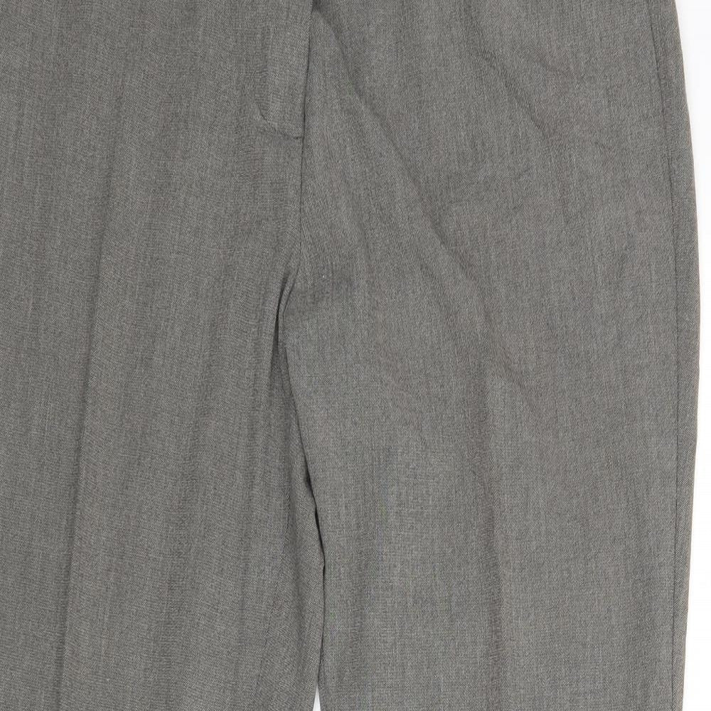 Womens UK Size 14 M&S  Dress Pants Grey Trousers