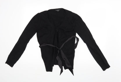 Savidqa Womens Black   Cardigan Jumper Size 12
