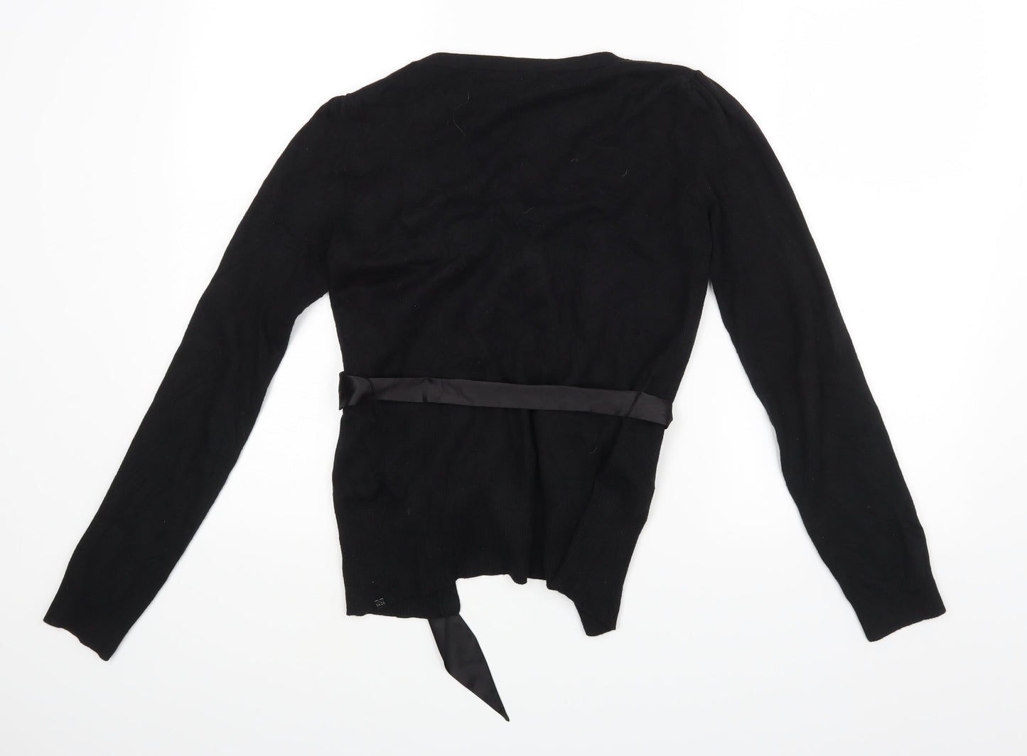 Savidqa Womens Black   Cardigan Jumper Size 12