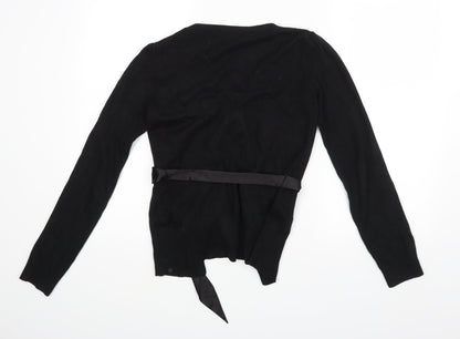 Savidqa Womens Black   Cardigan Jumper Size 12