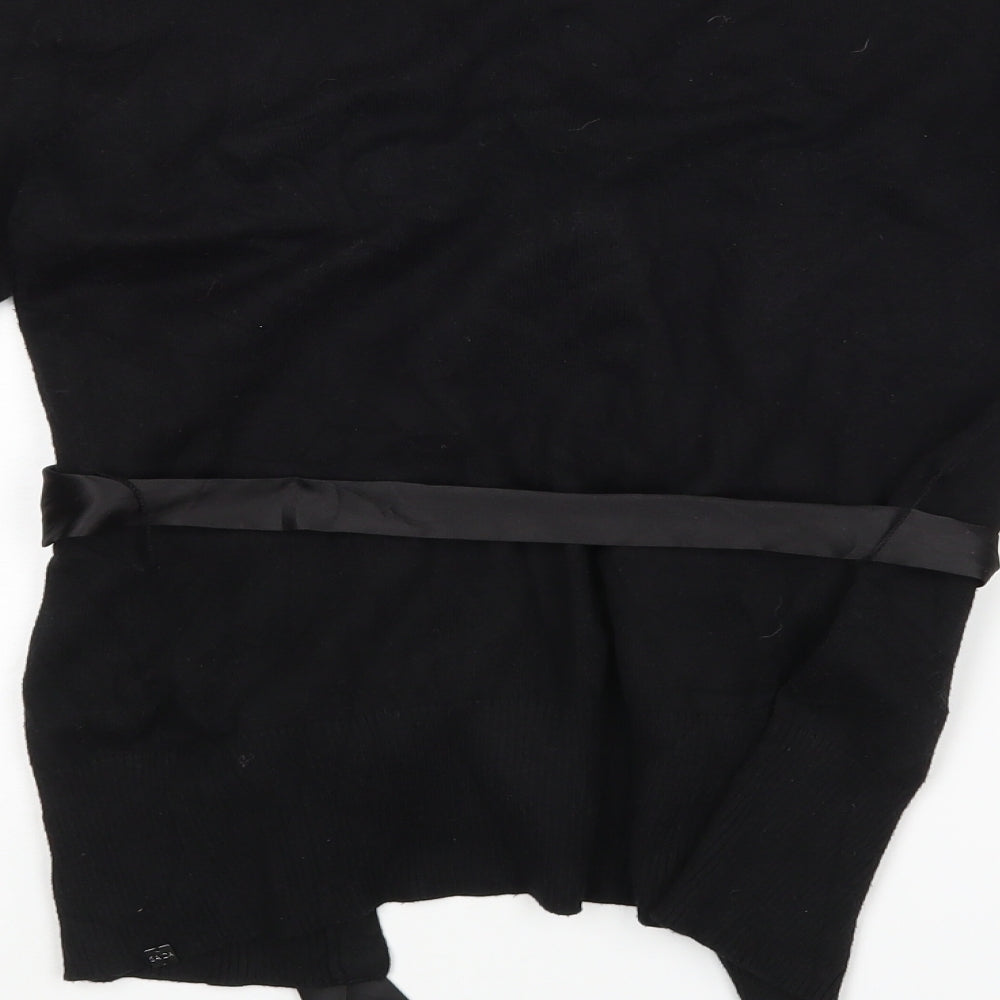 Savidqa Womens Black   Cardigan Jumper Size 12