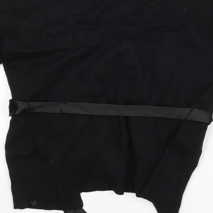 Savidqa Womens Black   Cardigan Jumper Size 12