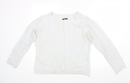 M&Co Womens Blue   Pullover Jumper Size 14