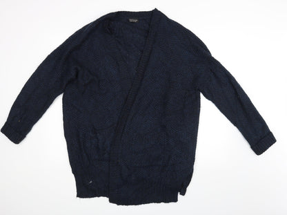 Topshop Womens Blue   Wrap Jumper Size 12