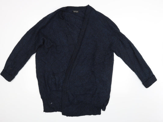Topshop Womens Blue   Wrap Jumper Size 12