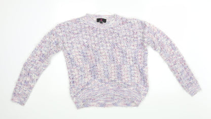 Simon Jeffery Womens Purple   Pullover Jumper Size M