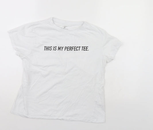 Primark Womens White   Basic Polo Size 10