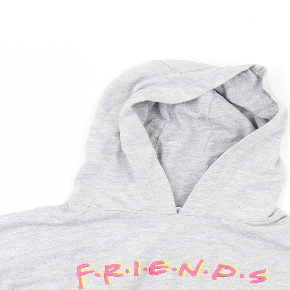 Friends Girls Grey   Pullover Hoodie Size 9-10 Years